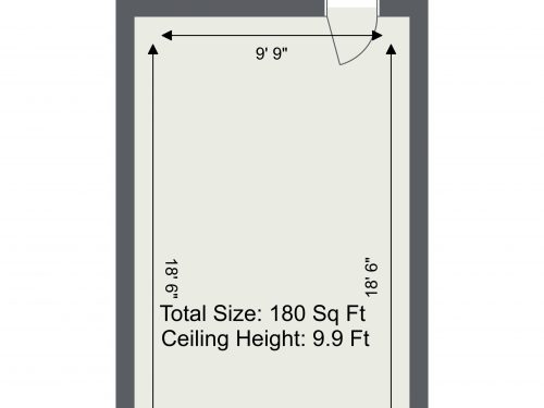 N15 Seven Sisters Tudor Road – 180 sq ft – Floor Plan