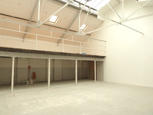 2850 sq ft Riverside Victorian warehouse unit in the Iron Works Development E3 Hackney wick