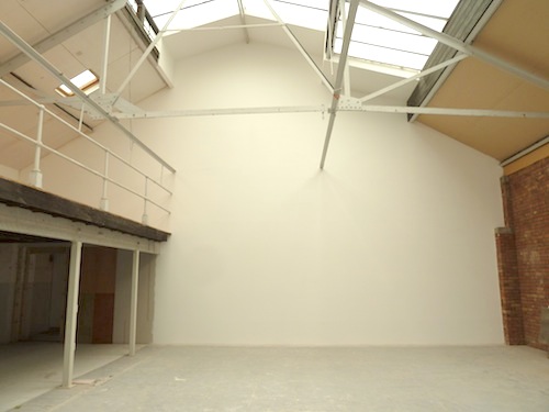 2850 sq ft Riverside Victorian warehouse unit in the Iron Works Development E3 Hackney wick