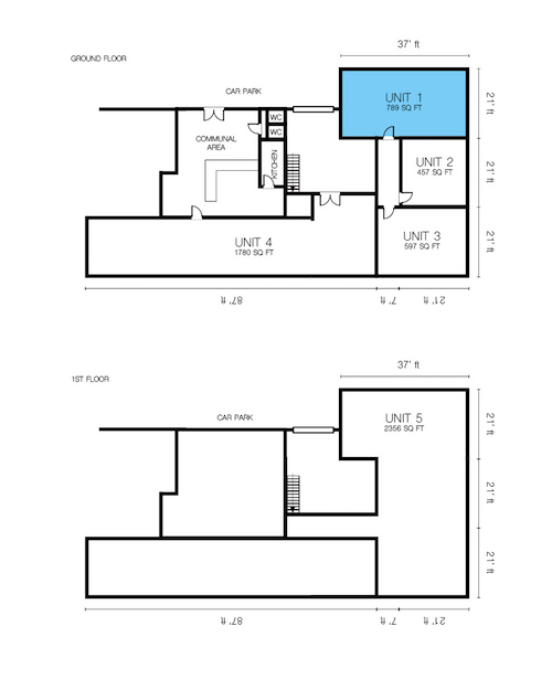 Selection of Creative / Artists studios available in converted warehouse to rent in E9 Hackney