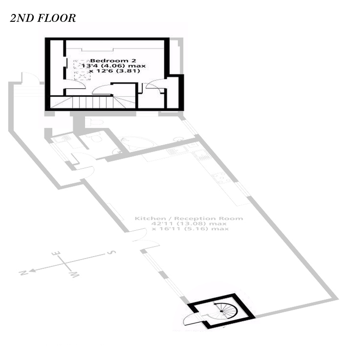 Very quirky ground and first floor 3 bedroom live work unit, with large open area that can be used as a studio / rehearsal space in SE1